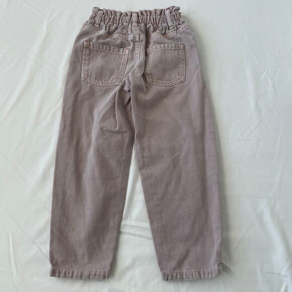 Zara Jeans Girls 5 Light Pink Wash Elastic Waist - Picture 2 of 6